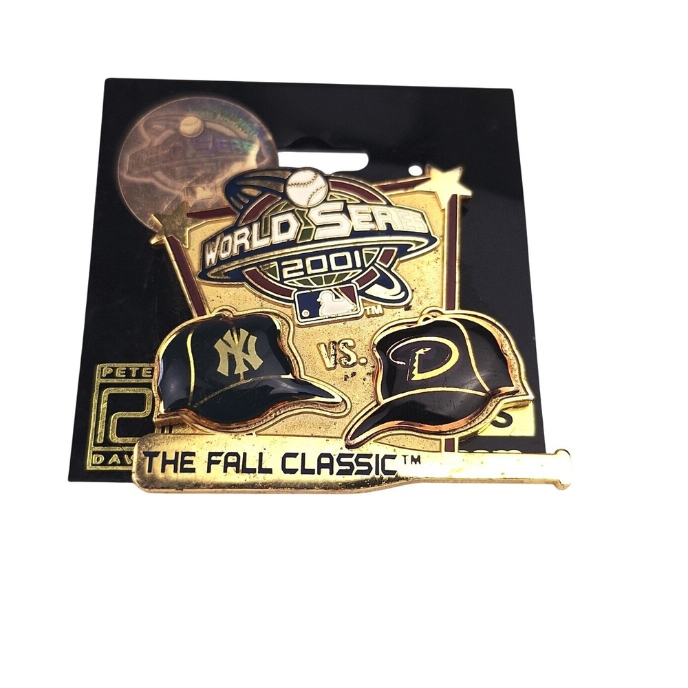 2001 World Series Pin New York Yankees vs Arizona Diamondbacks Fall Classic MLB